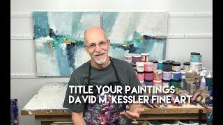 Title Your Paintings