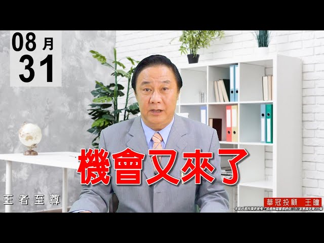 20200831《機會又來了》今天尾盤有MSCI調整權重，整場是反市場操作，今天是很好的進場機會，又是ㄧ次財富重分配的好時機。#王曈 #王者至尊
