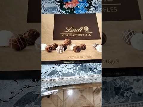 Lindt gourmet chocolate truffles gift box |  Unboxing | Yummy | USA #subscribe #shorts #chocolate