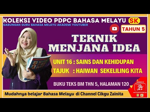 TEKNIK MUDAH MENJANA IDEA I TAJUK : HAIWAN SEKELILING KITA I BM TAHUN 5 SK I SK : 1.2 SP : 1.2.3