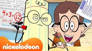 Paper Gets Schooled… Literally! 📚 | Rock Paper Scissors | Nicktoons