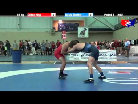 Cullen King vs. Travis Shaffer at 2013 ASICS University Nationals - FS