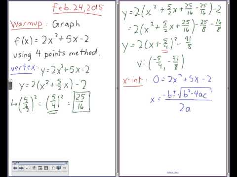 MCR3U - Unit 1 Test Review - Part 1 of 3