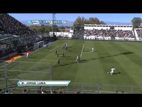 Gol de Luna. San Martín SJ 2 Boca 0. Fecha 9. Torneo Final 2013