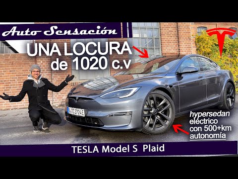 Prueba Tesla Model S plaid 2023 . Una locura eléctrica de 1020 cv. El Hyper-sedan que da miedo.
