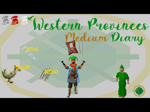 OSRS Western Province Medium Diary Guide | Ironman Approved