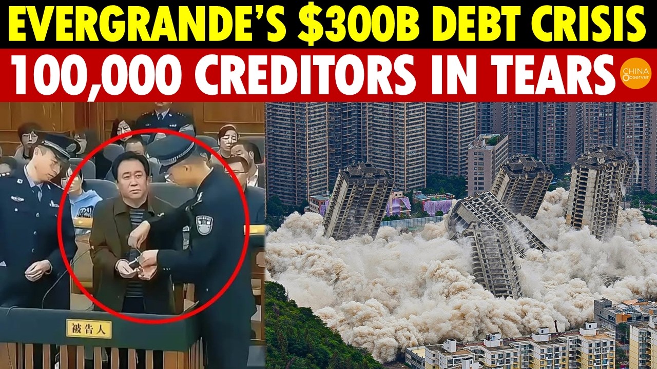 Who Will Cover Evergrande’s $300 Billion Debt? 100,000 Creditors Crying in Desperation