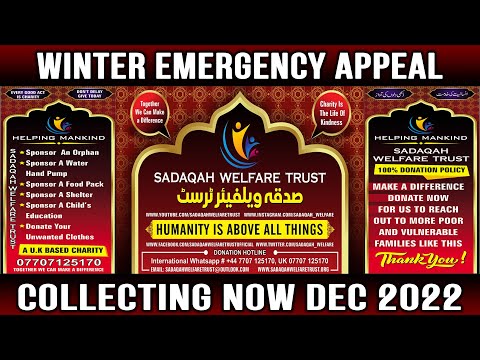 Winter Emergency Appeal | Collecting Now December 2022