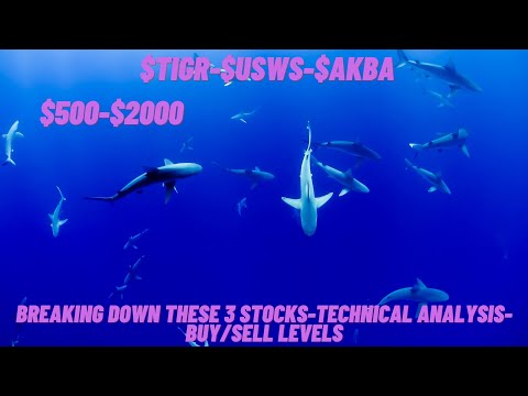 #TIGR-#USWS-#AKBA-$500-$2000-Technical Analysis-Buy/Sell Levels