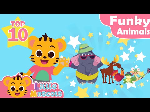 Funky Animals + Dancing Like An Animal + More Little Mascots Nursery Rhymes & Kids Songs