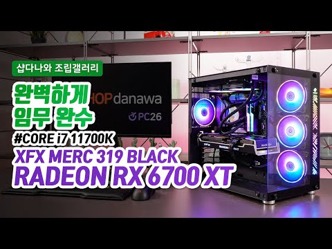 XFX 󵥿 RX 6700 XT MERC 319 BLACK D6 12GB