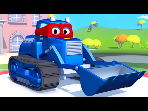 Carl der Super Truck - Der Bulldozer - Autopolis 🚒 Lastwagen Zeichentrickfilme für Kinder