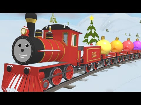 色を学び、電車のショーンとツリーを飾る (Learn Colors and Decorate the Tree with Shawn the Train)