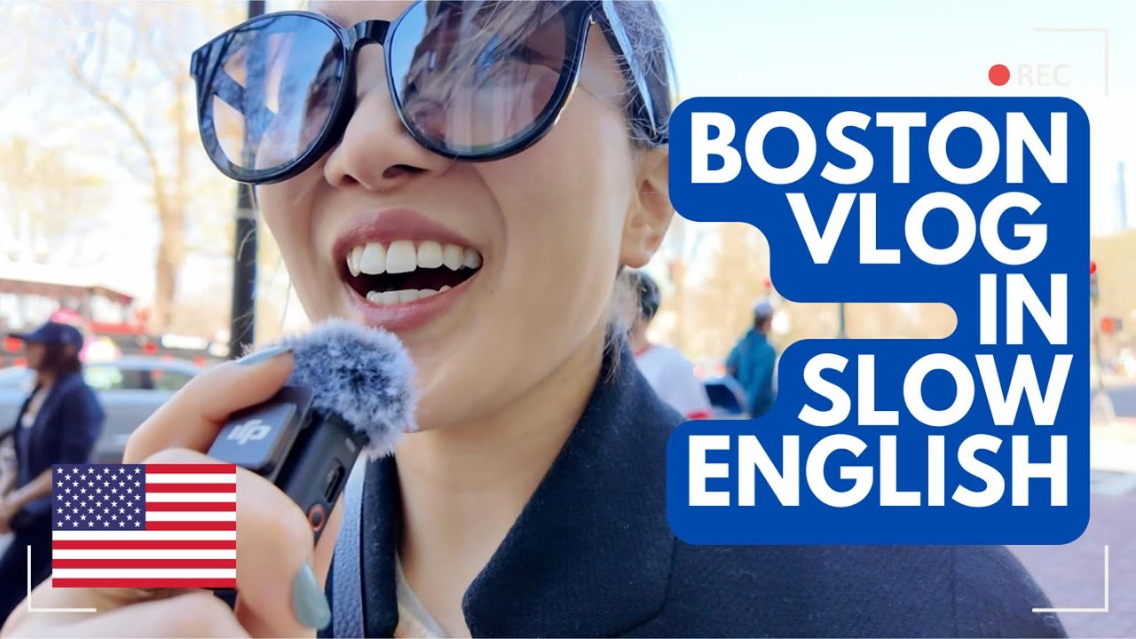 A Day in Boston | Slow English Vlog for Beginner English Learners