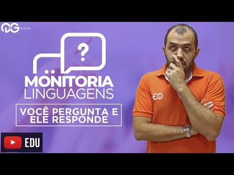 Monitoria Linguagens para o ENEM