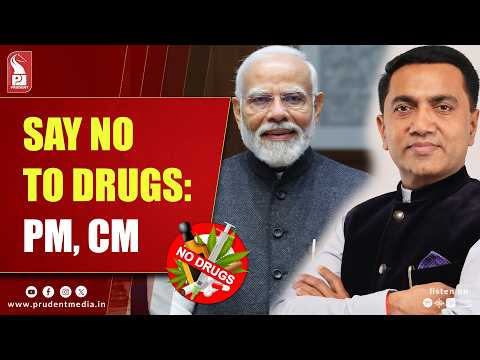 CM Sawant Calls For Public Support To Build A Drug-Free Goa