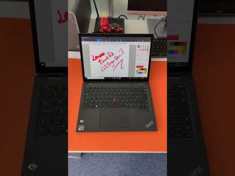 Lenovo ThinkPad L13 Yoga Gen 3 (AMD) laptop with Lenovo Precision Pen.