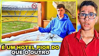 TESTEI HOTÉIS DE FUTEBOL DE 1 ESTRELA (REACT)