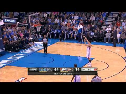 Steven Adams vs Dallas Mavericks 2013.11.06