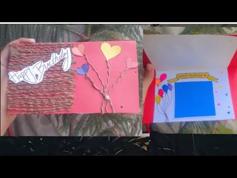 birthday card idea# by Syeda's arts #step  by step ♥️