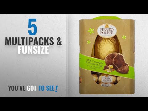 Top 10 Multipacks & Funsize [2018]: Ferrero Rocher Boxed Egg Shaped Milk Chocolate, 275 g