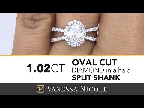 OVAL DIAMOND ENGAGEMENT RING | Split Shank Oval Diamond Ring for Erin'