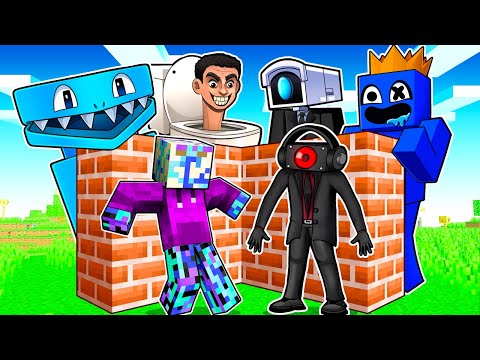 Dash - Build to SURVIVE With SPEAKER FAMILY in Minecraft!