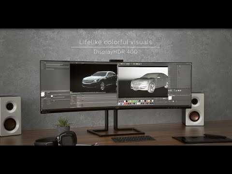 Philips 499P9H Curved-Monitor 124 cm (48,8 Zoll) video preview
