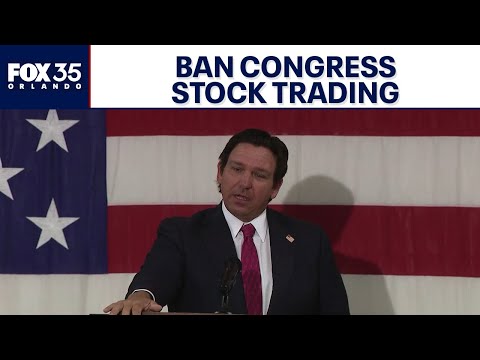 Governor Ron DeSantis wants to ban congressional insider trading | Full speech