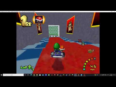 MKDD CT - N64 Bowser's Castle