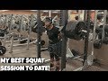 Squatting 600lbs In A Commercial Gym For Reps | HUGE PR