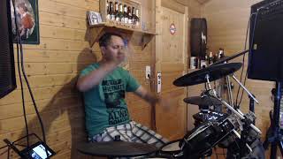 Drum Cover Monster Magnet Unbroken (Hotel Baby)