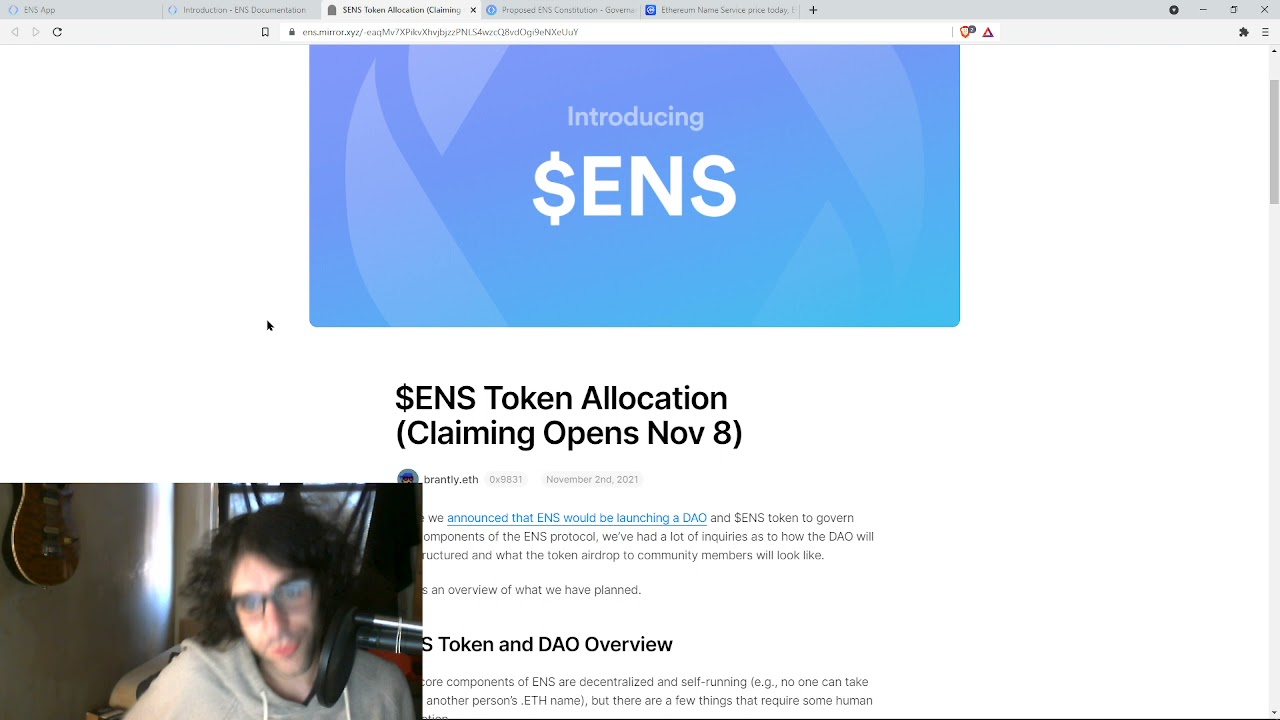 the $ENS airdrop is YUUUUGE!! everything you need to know.