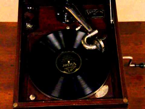 Victor VVXX Tabletop 1915 Antique Mahogany Victrola Phonograph
