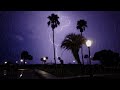 Florida Thunderstorm Heavy Rain Walk At Night With Relaxing Sounds For Sleeping Orlando USA 4K