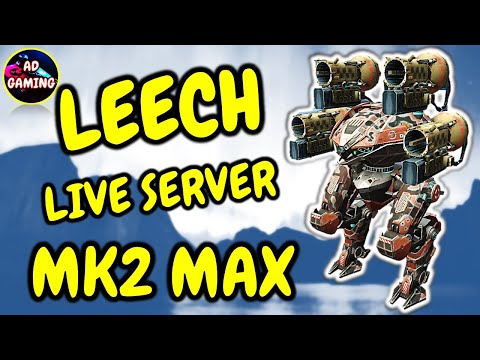 New OP LEECH DESTROYING ENEMIES On The Live Server - War Robots MK2 Gameplay WR