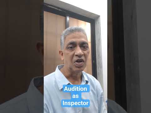 Sandip V Pednekar Audition as Inspector