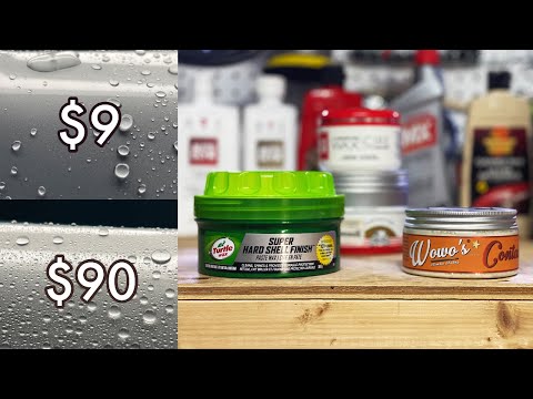 $9 wax vs. $90 wax, Can you spot the differences? Paste wax comparison and review!