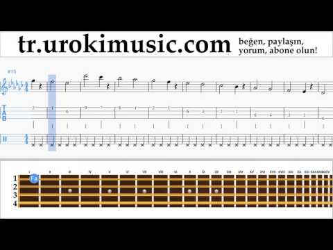 Mandolin Nasıl Çalınır Charlie Puth - Attention Tablatura Bölüm#1 egzersizleri um-i723