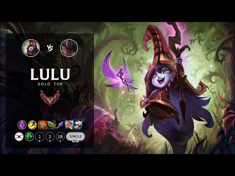 Lulu Top vs Malphite - KR Grandmaster Patch 12.8