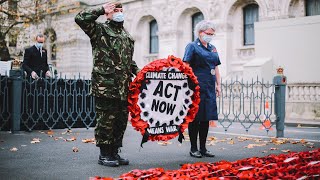video: Met Police criticised over Extinction Rebellion's 'hijacking' of Cenotaph on Armistice Day