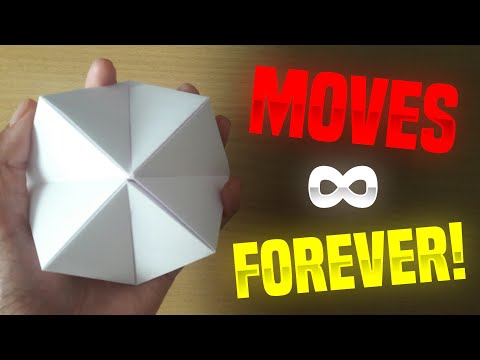 How To Make a Paper Moving Flexahedron That Moves Forever | Artworks By Sameer