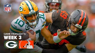 Green Bay Packers vs. Cleveland Browns Game Highlights | 2025 NFL Season Week 3