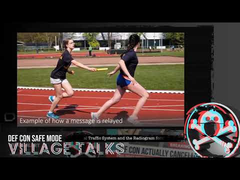 DEF CON Safe Mode Ham Radio Village  - Ham Radio Snail Mail  NTS and the Radiogram Format