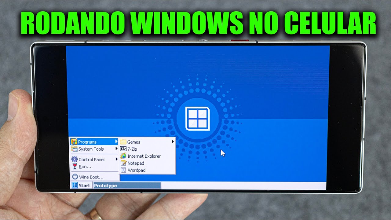 RODANDO WINDOWS NO CELULAR COM WINLATOR E CURTINDO JOGO DE PC!