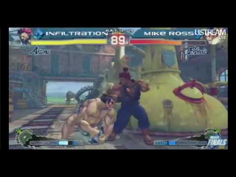 |EVO2010| SSF4 - Infiltration (Akuma) vs. Mike Ross (Honda) - Finals