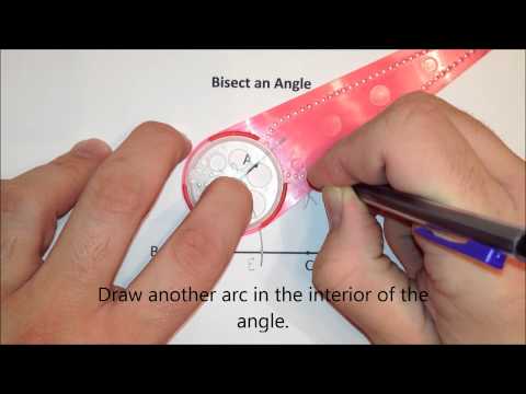 Bisecting an Angle with a Safe-T Compass