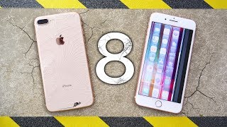 Apple iPhone 8 Plus vs Apple iPhone 7 Plus DROP Test!