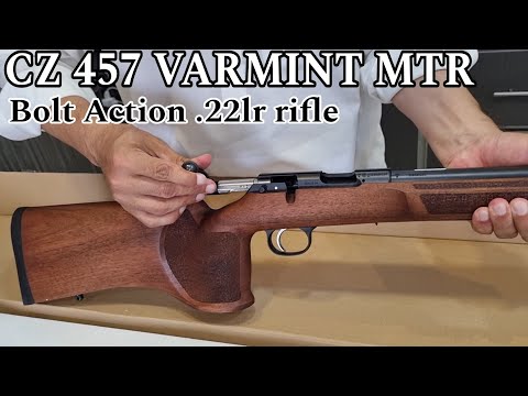 CZ 457 VARMINT MTR 22lr rifle Review and Unboxing.