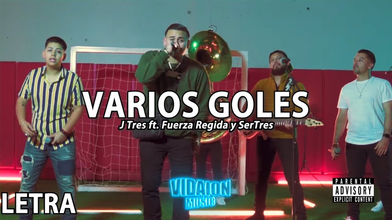 Varios Goles - J Tres Ft. Fuerza Regida y SerTres (En Vivo)(LETRA/LYRIC)